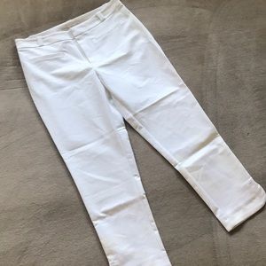 Rachel Roy white ankle pants